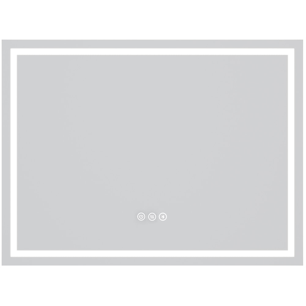 Oglinda baie SAVINIDUE Iconica, 80 x 60 cm, iluminare LED, Touch