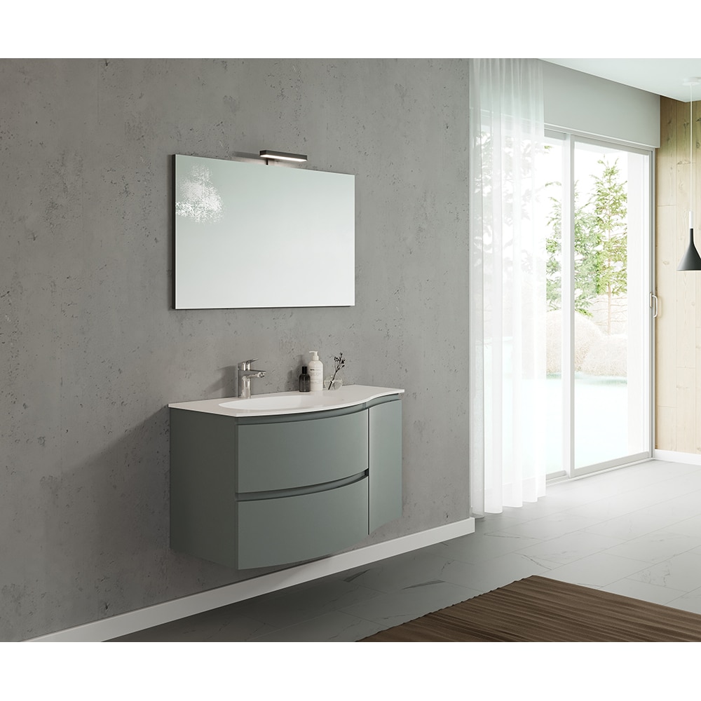 Masca lavoar SAVINIDUE Armonia, MDF, 70 x 52 x 58 cm, gri