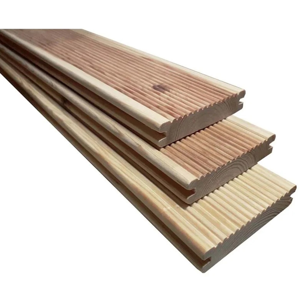 Scandura canelata pin, 1500 x 91 x 19 mm, lemn, maro 