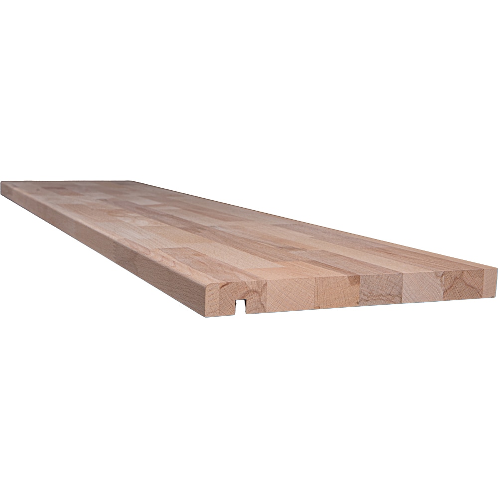 Treapta fag, cu canal contratreapta 1000 x 280 x 28 mm, natur