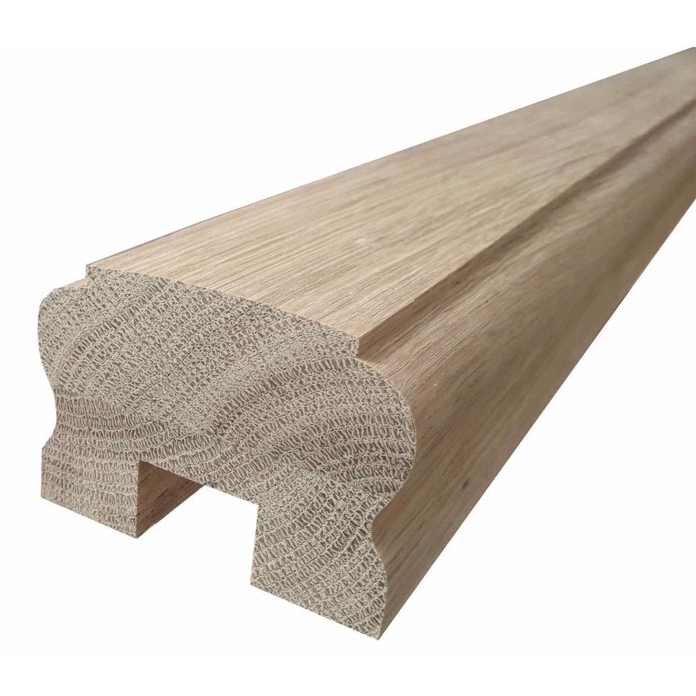 Mana curenta stejar, canal 2000 x 50 x 50 mm, natur