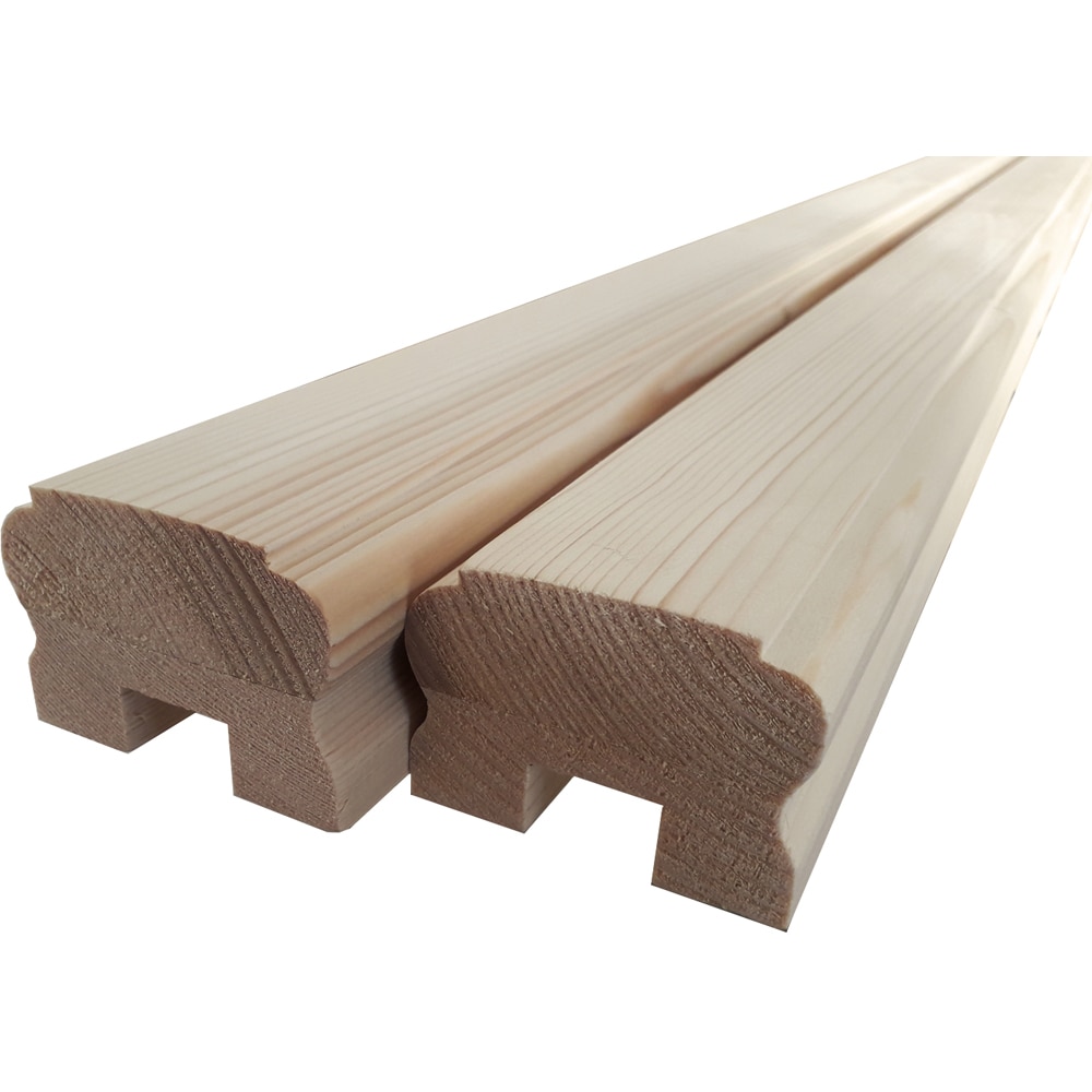 Mana curenta brad, canal, 2000 x 50 x 50 mm, natur