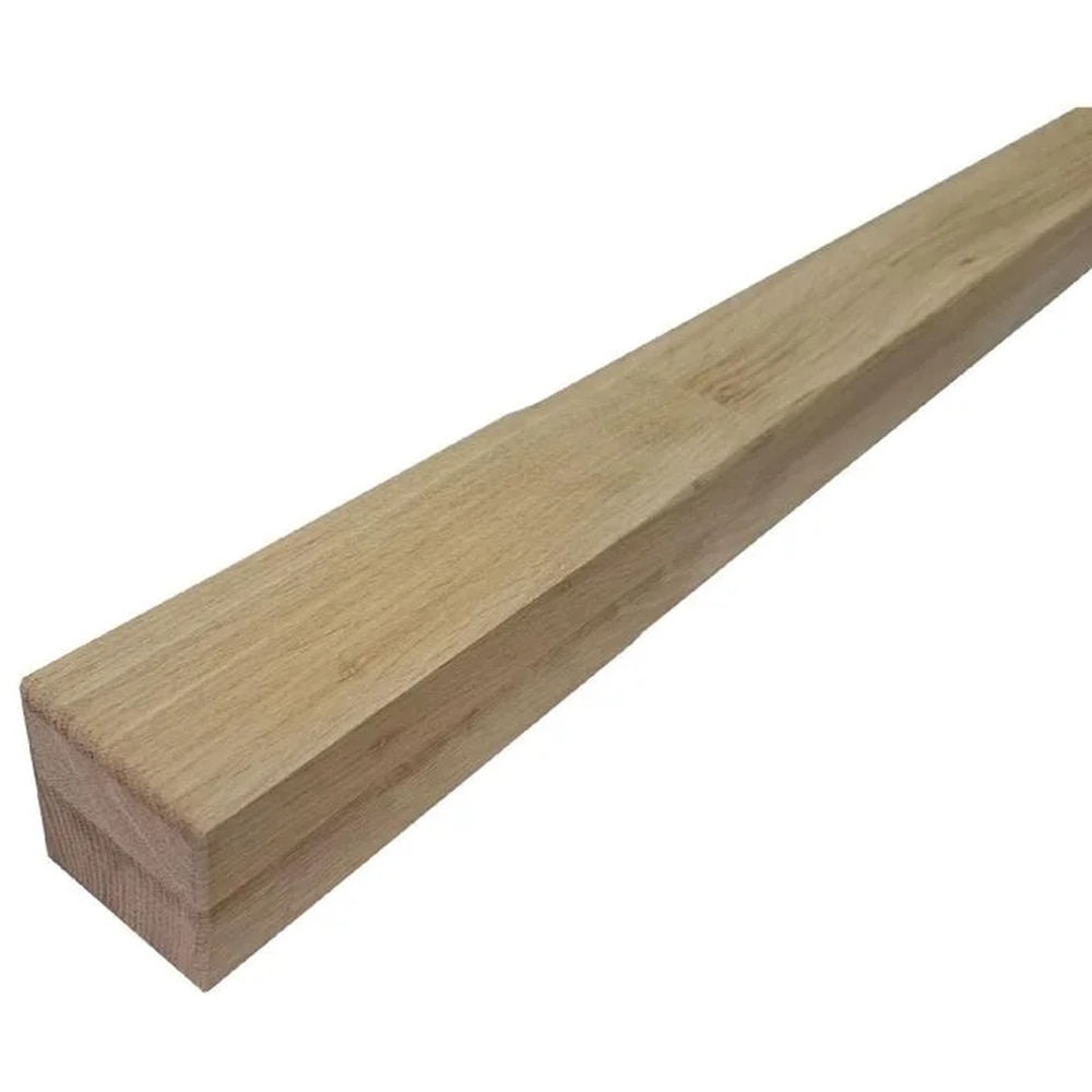 Balustru cap frezat, stejar, 1030 x 70 x 70 mm, natur