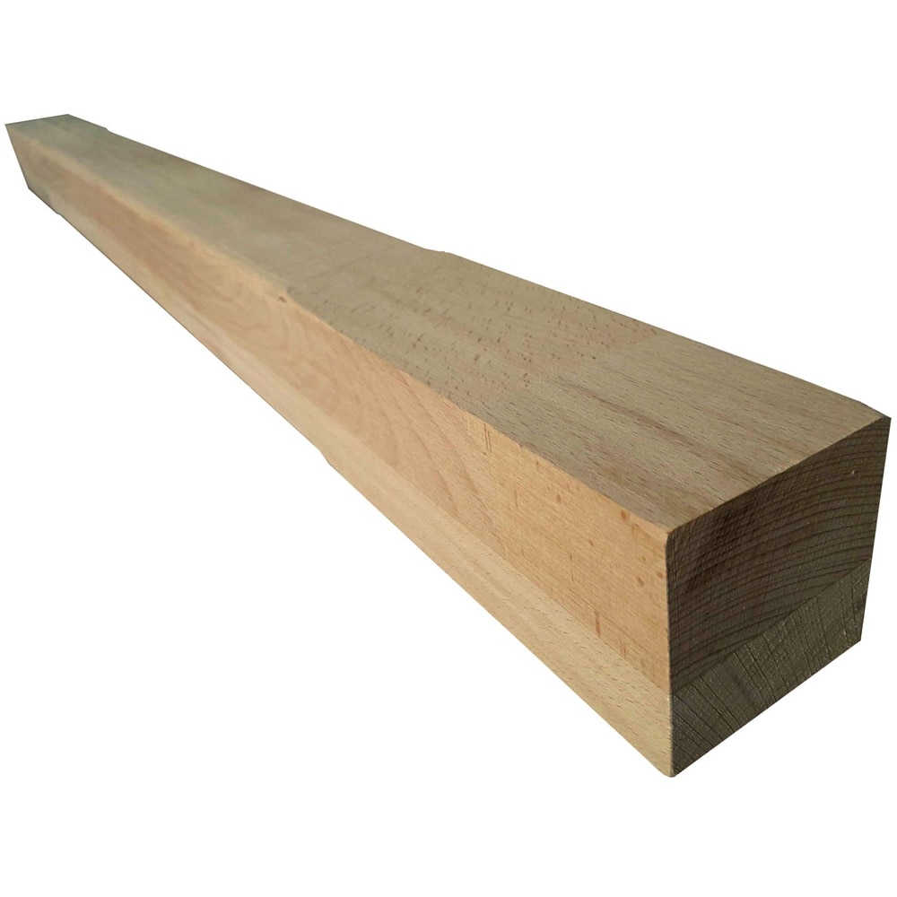 Balustru cap frezat, fag, 1200 x 70 x 70 mm, natur