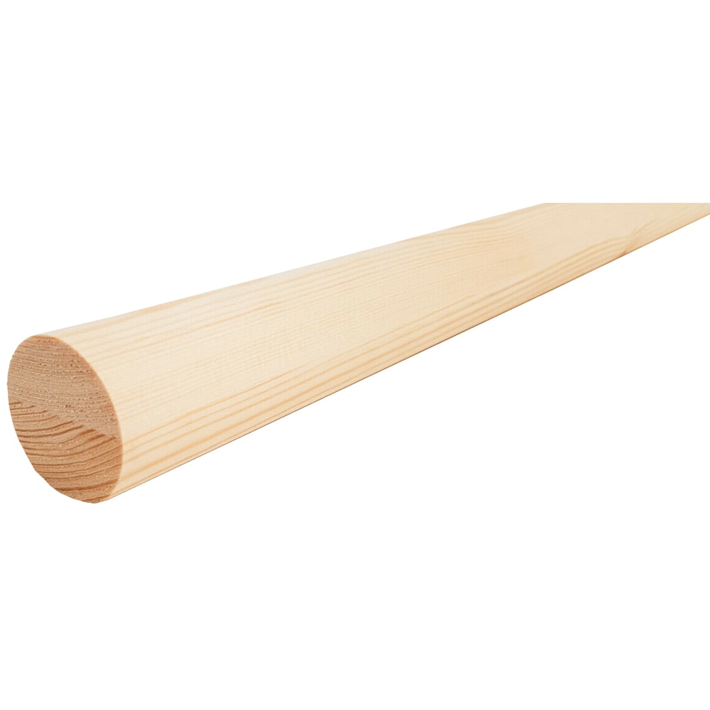 Mana curenta rotunda, brad, 3000 x 50 x 50 mm, natur