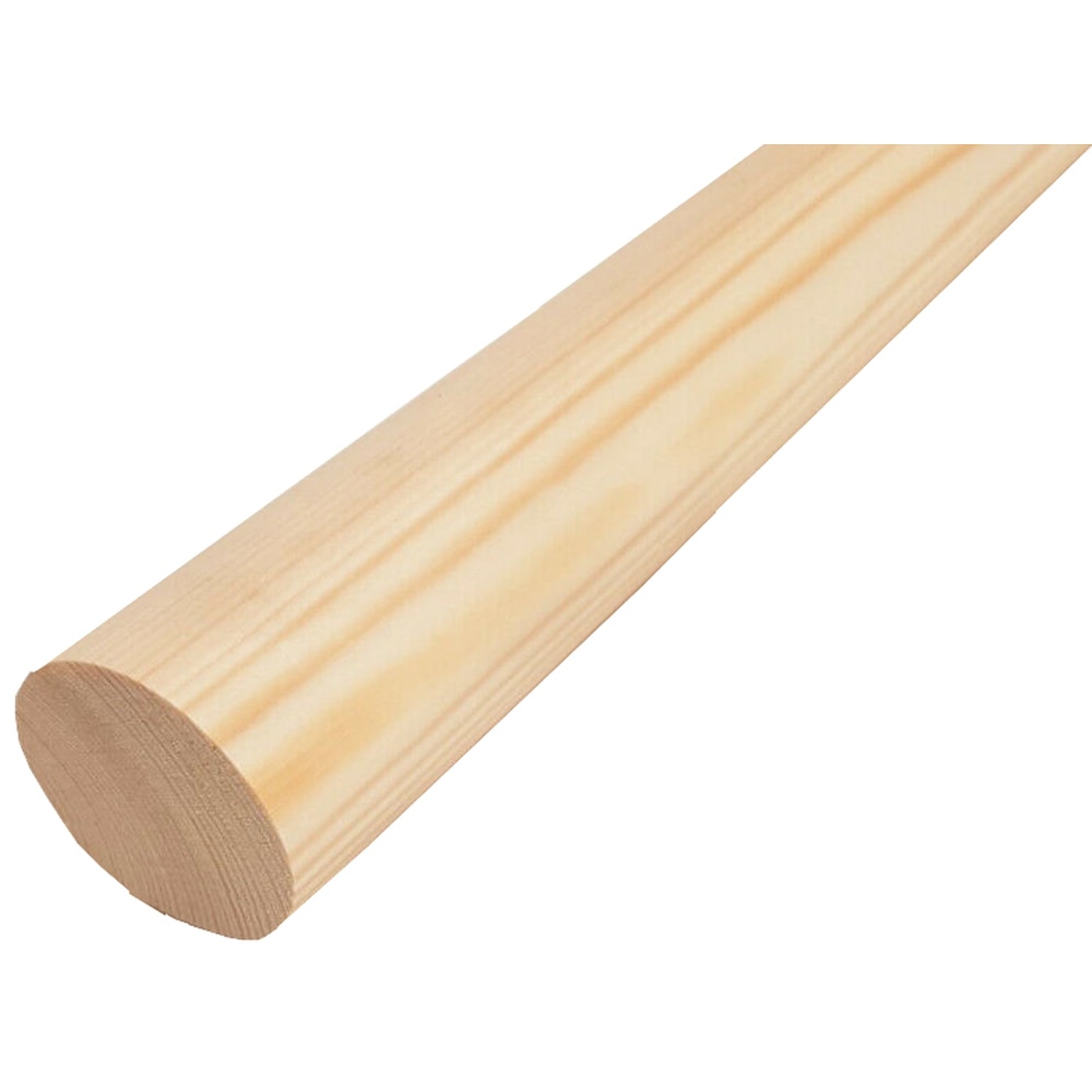 Mana curenta rotunda, brad, 1500 x 50 x 50 mm, natur
