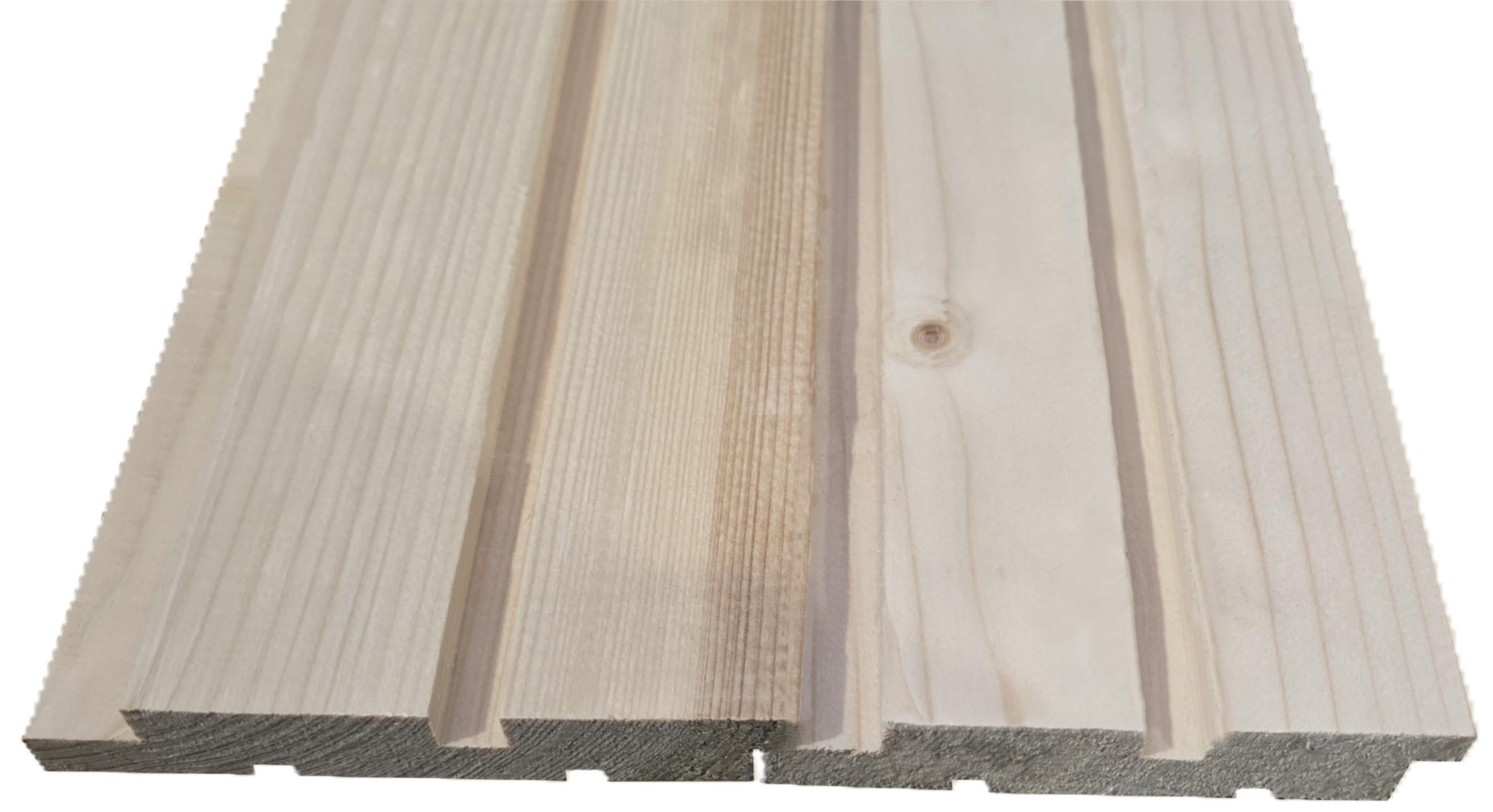 Lambriu tip riflaj, 22 x 110 x 3000 mm, 1.65 m2, clasa AB, maro