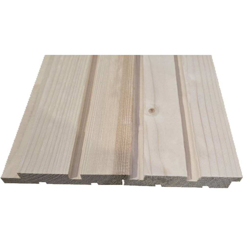 Lambriu tip riflaj, 19 x 114 x 3000 mm, 1.71 m2, clasa AB, maro