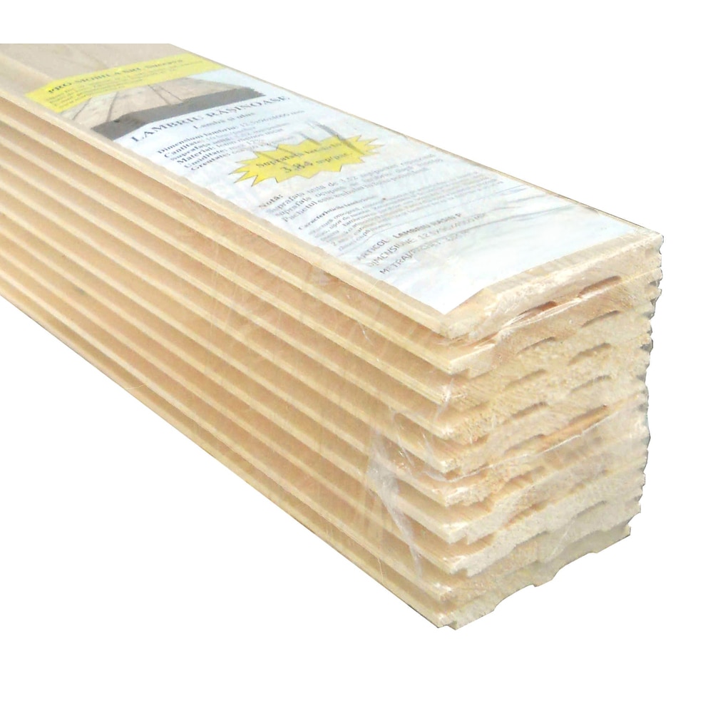 Lambriu PROMOBILA, rasinoase, 400 x 10.9 x 1.25 cm, maro