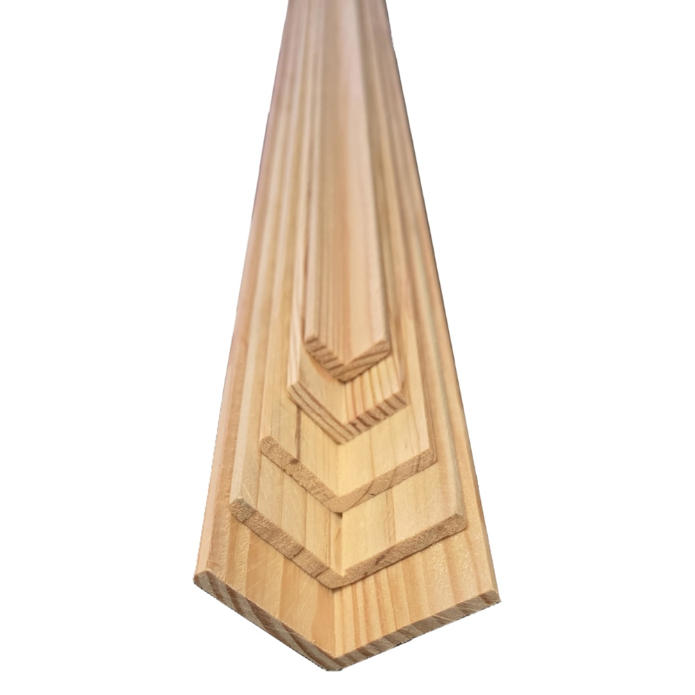 Coltar exterior PRO MOBILA L, lemn rasinoase, 2.4 m, 18 x 4 mm, natur