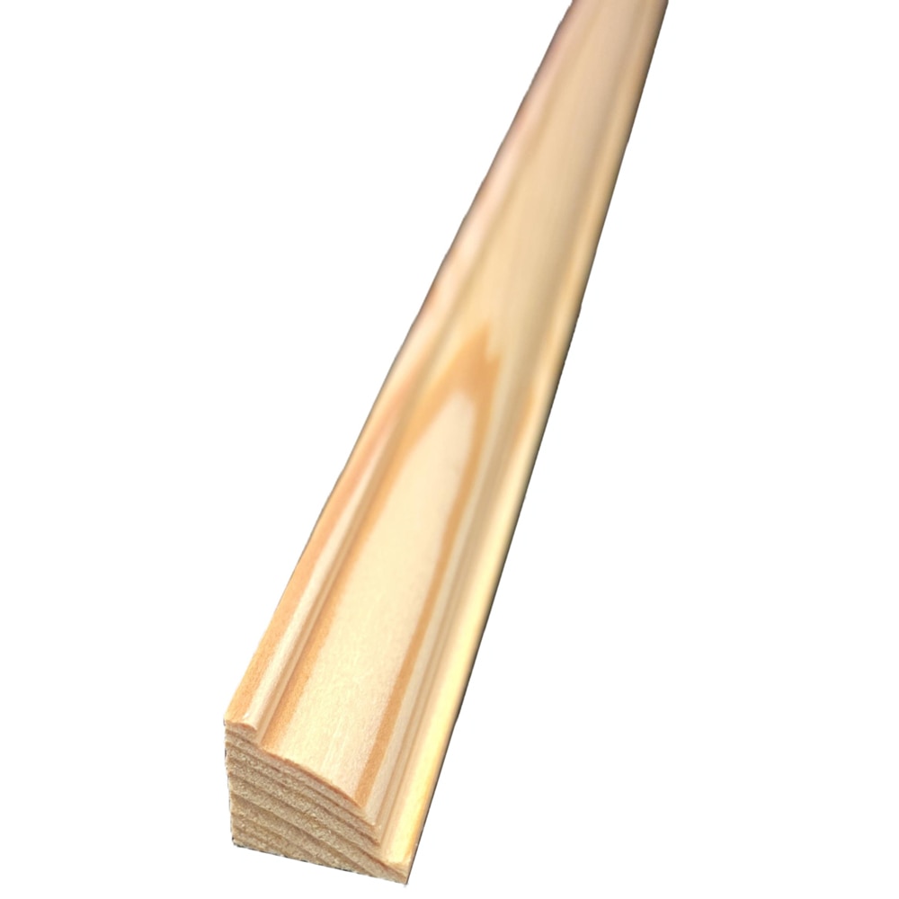 Coltar interior PRO MOBILA Convex, lemn rasinoase, 2.4 m, 25 x 25 mm, natur