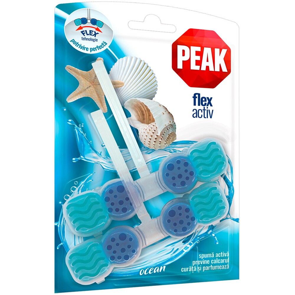 Odorizant toaleta PEAK Flex Activ Arctic, 2 x 48g