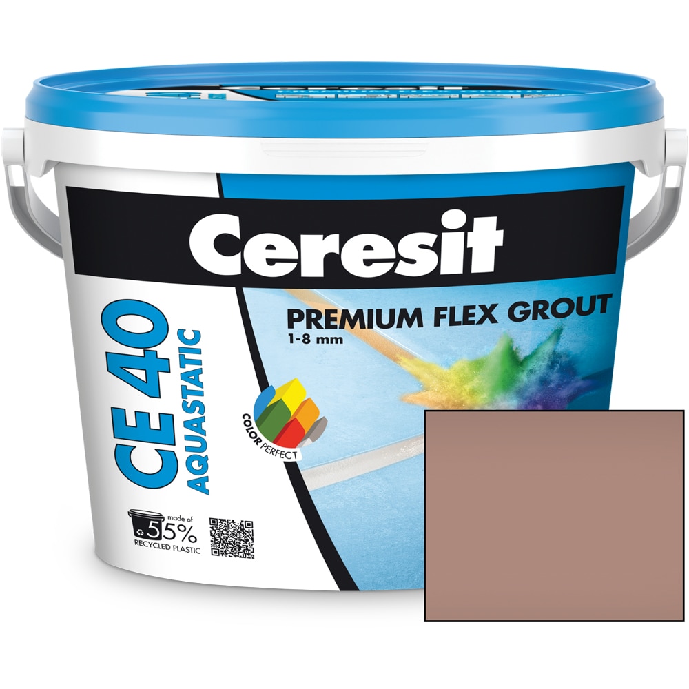 Chit de rosturi gresie si faianta CERESIT CE40, Terra, interior/exterior, 2 kg