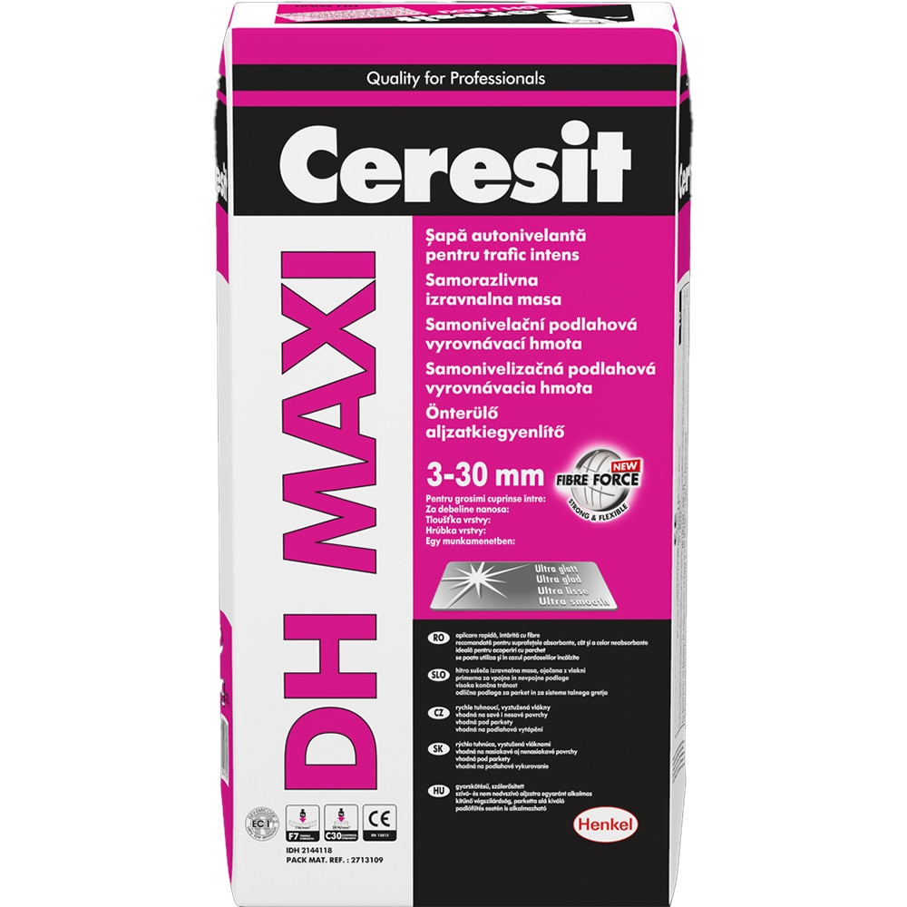 Sapa autonivelanta CERESIT DH Maxi, 3-30 mm, alb, 25kg