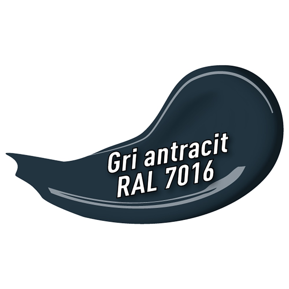 Email DANKE Uscare rapida RAL 7016, 0.75L, gri antracit