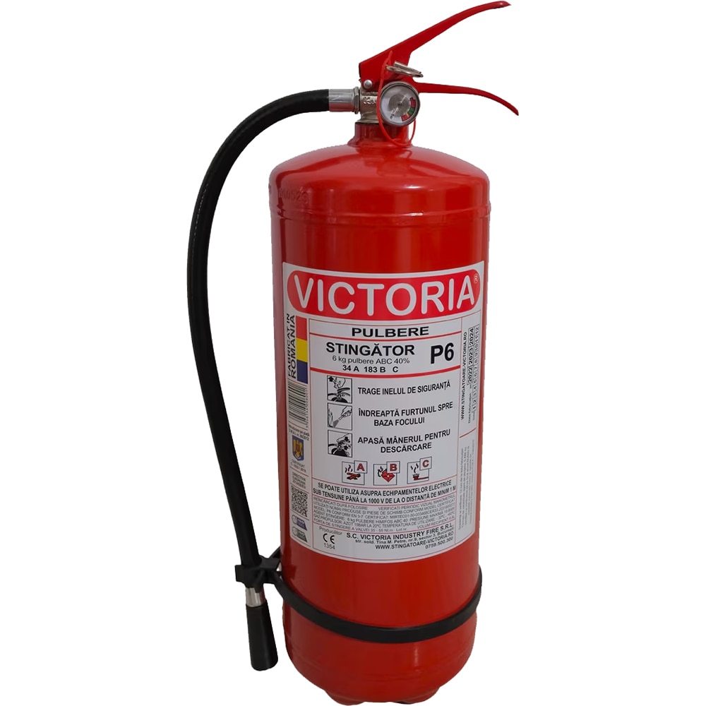 Stingator cu pulbere tip P6, 6 Kg