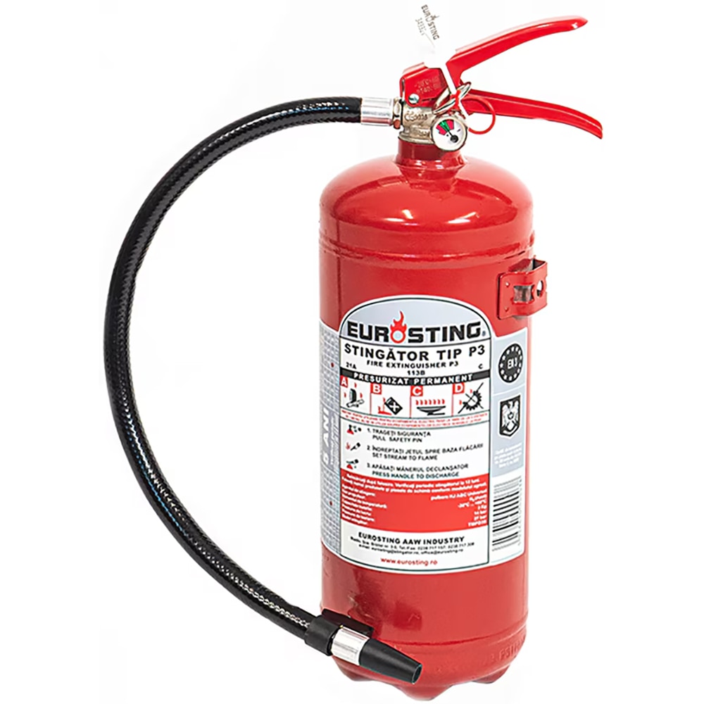 Stingator cu pulbere tip P3, 3 Kg