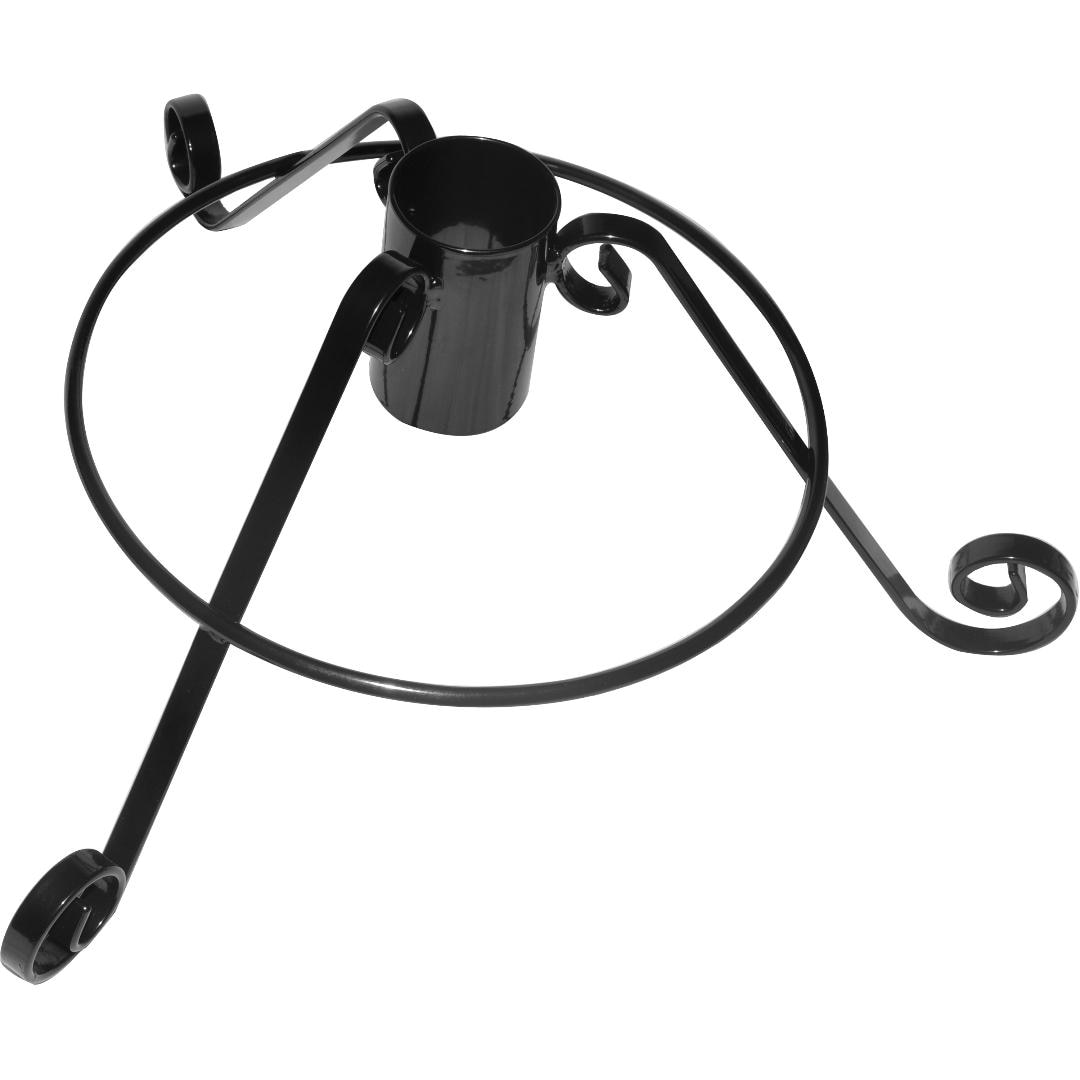 Suport pentru brad, D5 cm, metal, negru