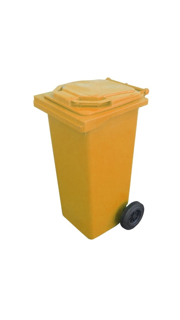 Pubela gradina, 120 L, galbena