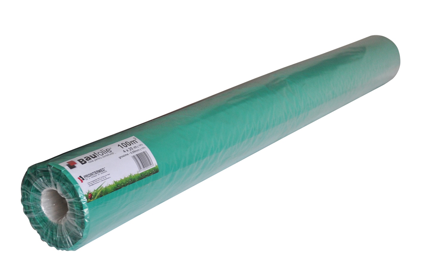 Folie polietilena, uz general, LDPE reciclat, verde, 4 x 25 m, 0.05 mm   Baufolie