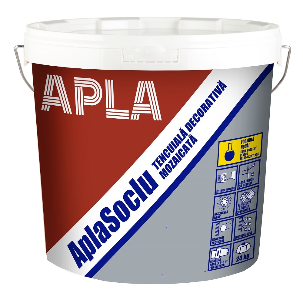 Tencuiala soclu Apla, 24 kg, culoare ametist