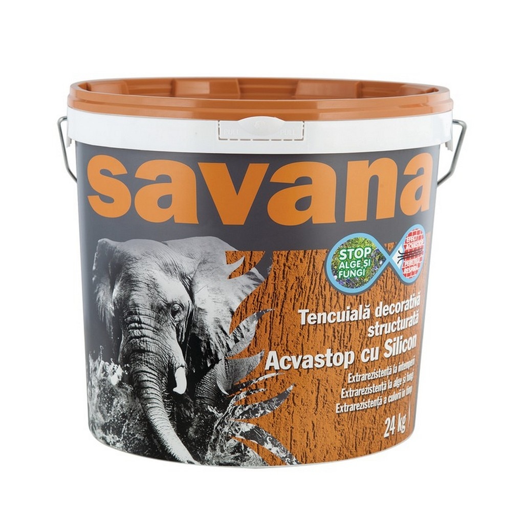 Tencuiala decorativa, 24 kg, culoare alb, SAVANA