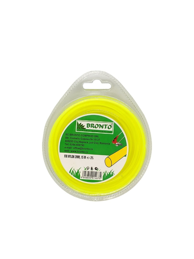 Fir nylon Trimmer, 2 mm, 15 m in blister  Bronto