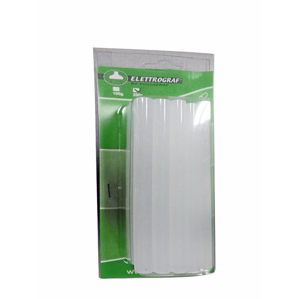 Pachet batoane adezive termic,  Ø12 mm, 250 g •  Elettrograf