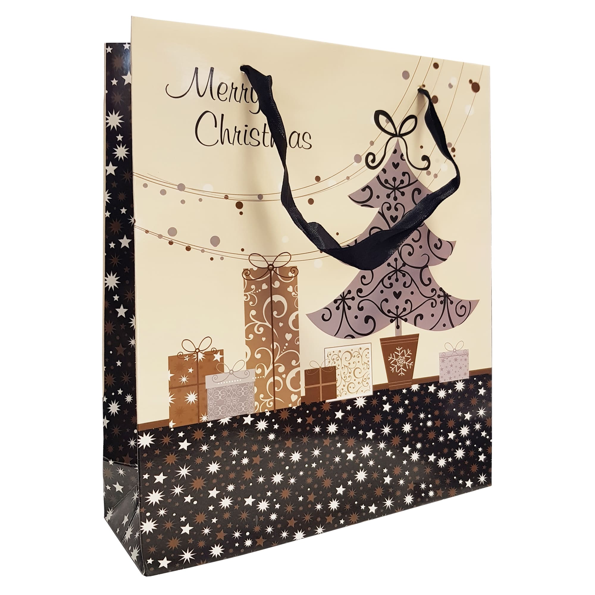 Punga de cadou speciala tematica Craciun, medie, multicolor, diverse modele