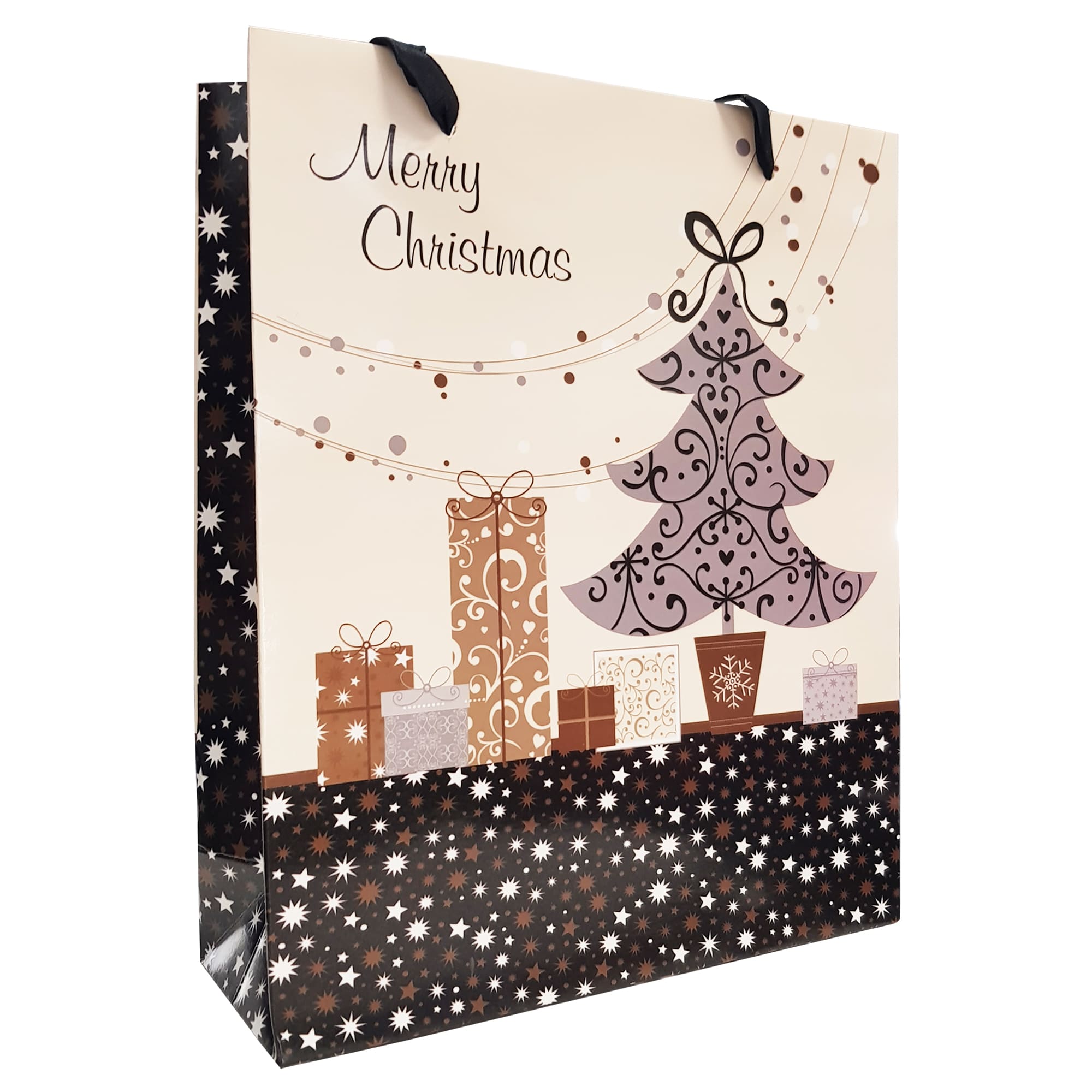 Punga de cadou speciala tematica Craciun, medie, multicolor, diverse modele