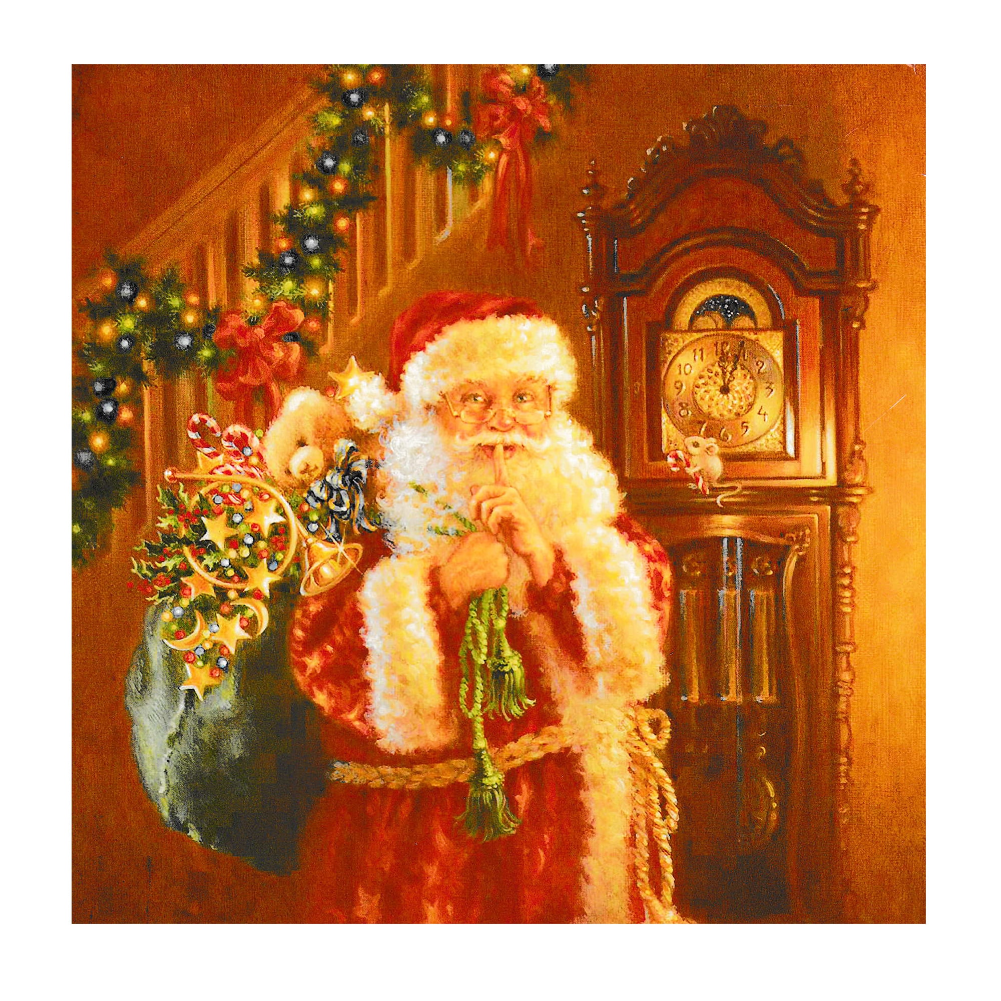 Felicitare de Craciun, patrata, carton, multicolor, diverse modele