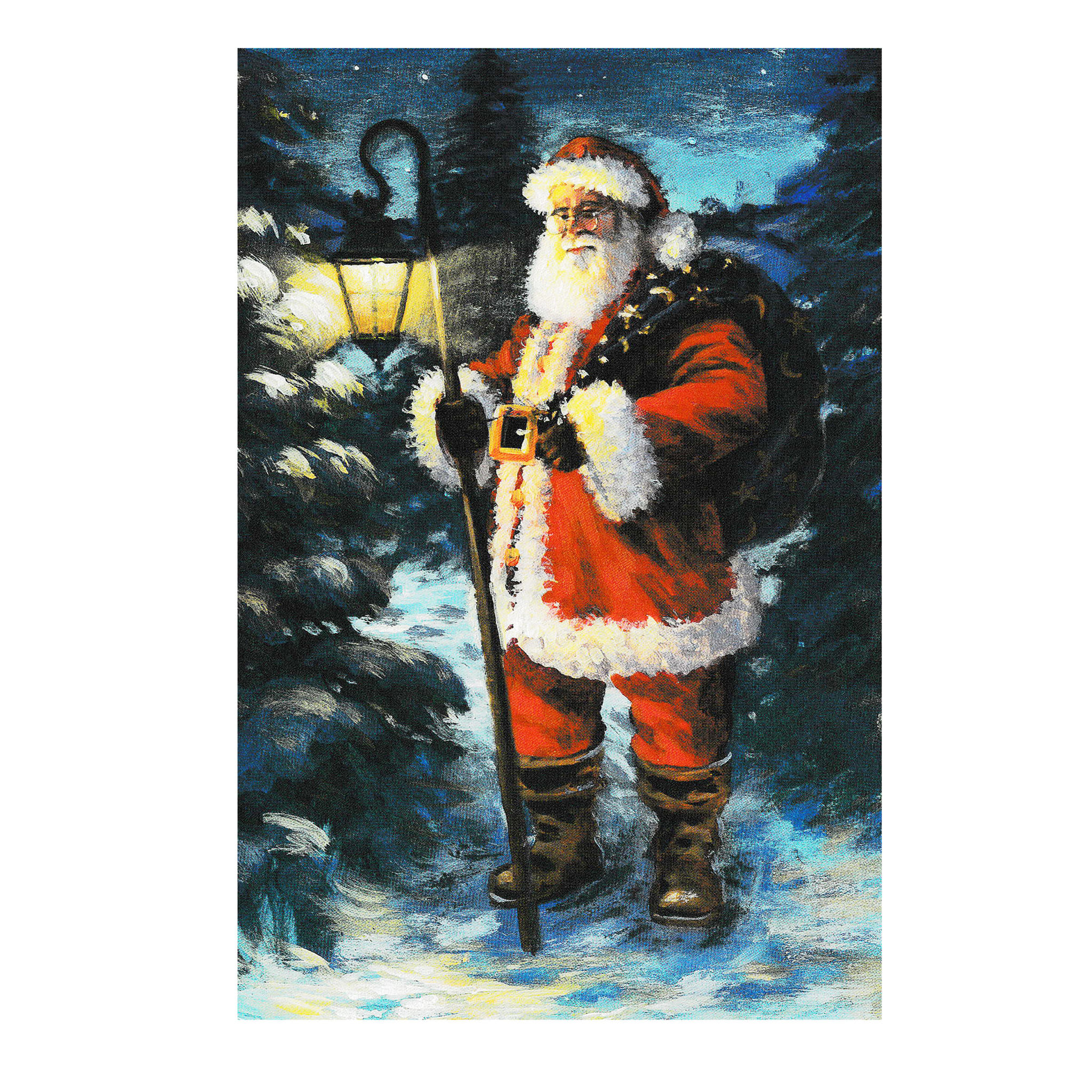 Felicitare de Craciun, dreptunghiulara, carton, multicolor, diverse modele