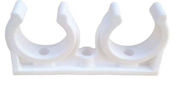 Clema dubla PP, 28 mm