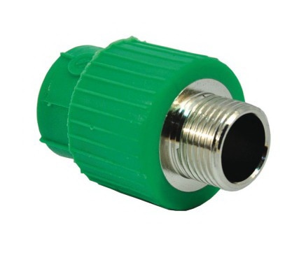 Racord PPR, 25x3/4, verde