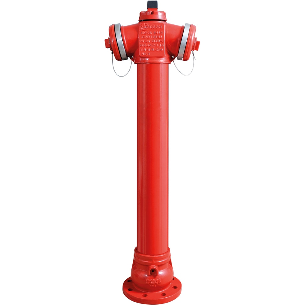 Hidrant suprafata VALROM ValWater, presiune 10/16bar, inaltime inghet 1250mm, rosu