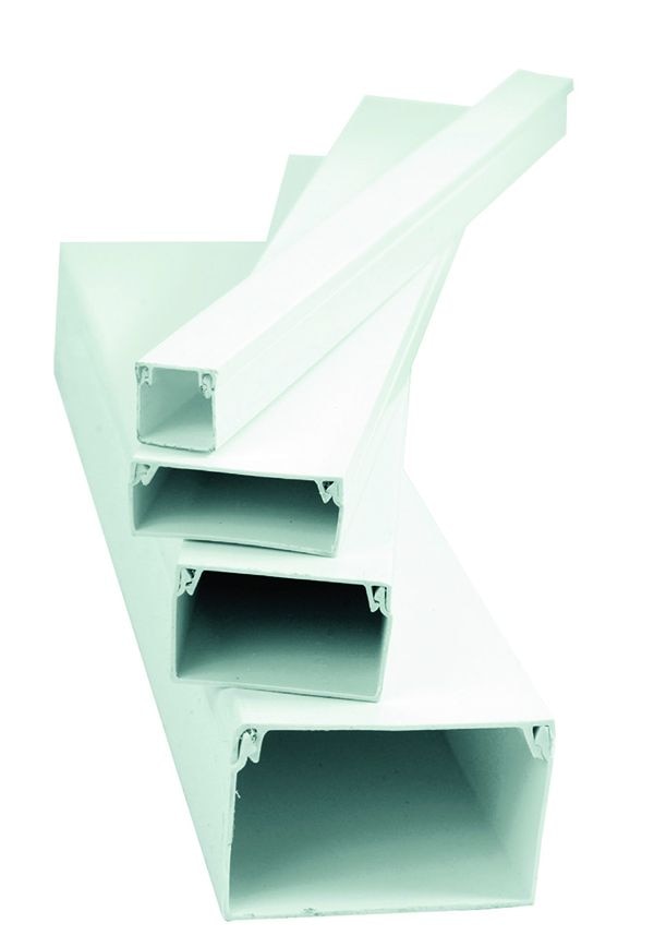 Canal cablu PVC STROHM SM-MC-25X40, 40x25 mm, alb