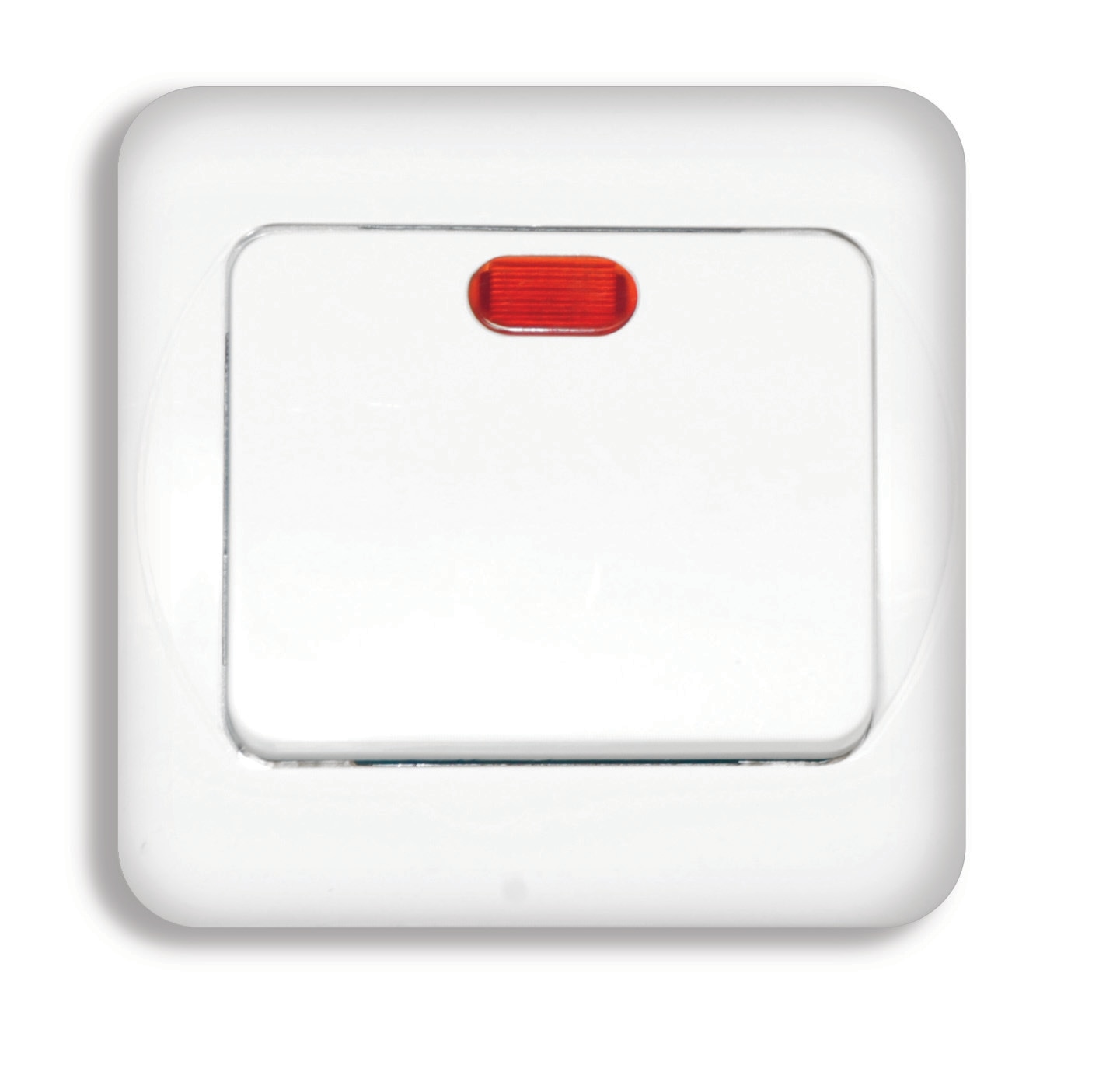 Intrerupator simplu, cu LED, 10 A •  Practic