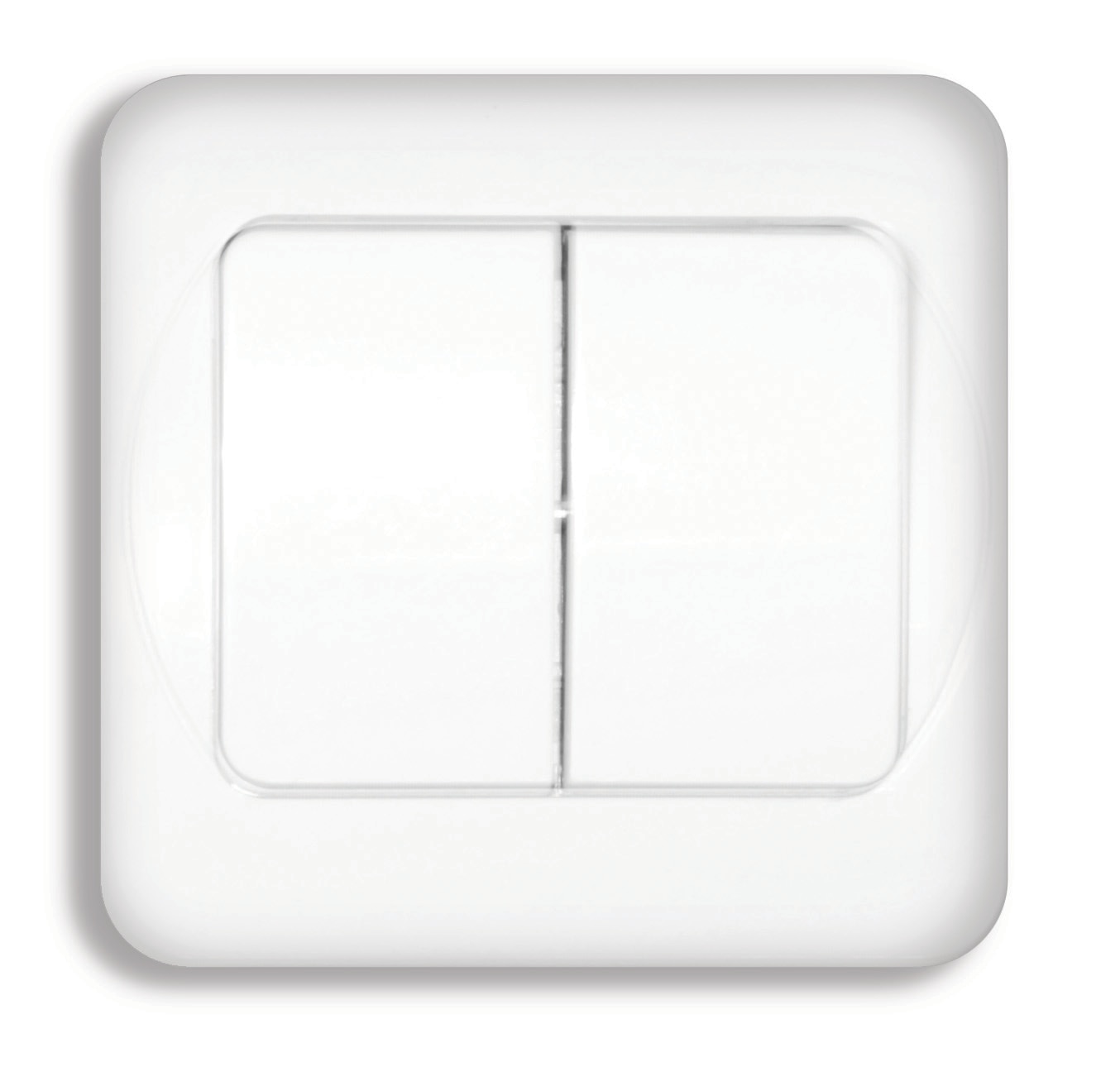 Intrerupator 2 module, 10 A, 250 V, alb  Quatric