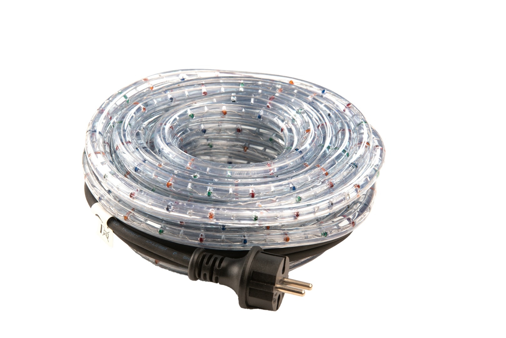 Instalatie Craciun Tub luminos 720 becuri, 20 m, 13 mm, IP44, alimentare inclusa, lumina multicolora