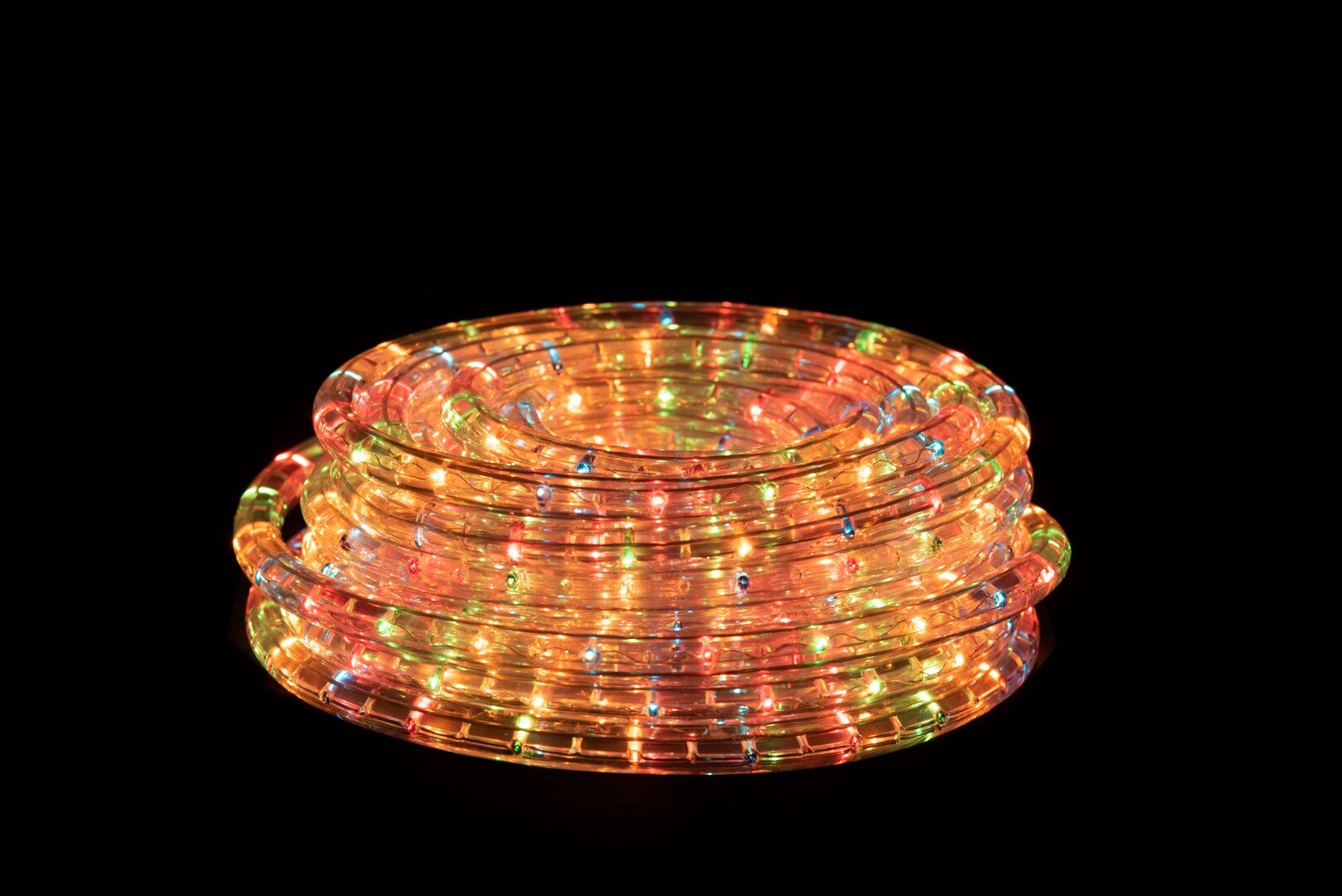 Instalatie Craciun Tub luminos 720 becuri, 20 m, 13 mm, IP44, alimentare inclusa, lumina multicolora