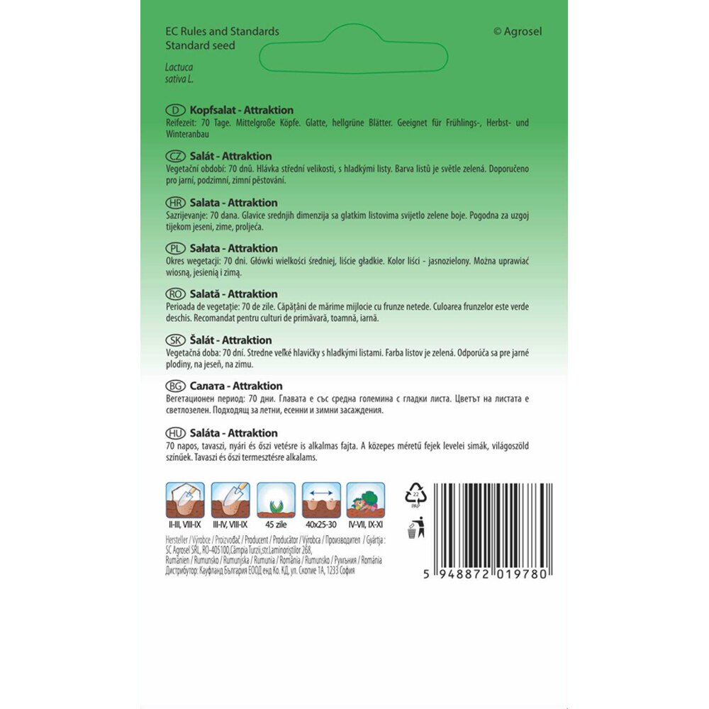 Salata Attraktion SEMAS, 0.5 g