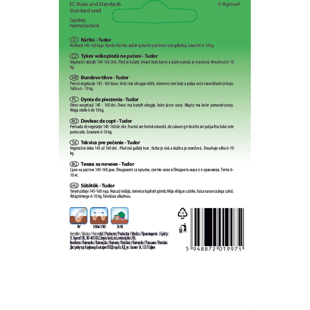 Dovleac de Copt Tudor SEMAS, 1 g