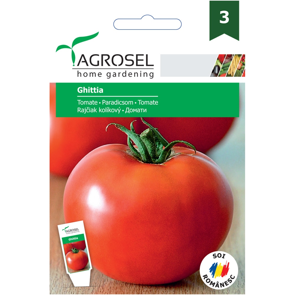 Seminte Tomate Ghittia AGROSEL, 1.5g