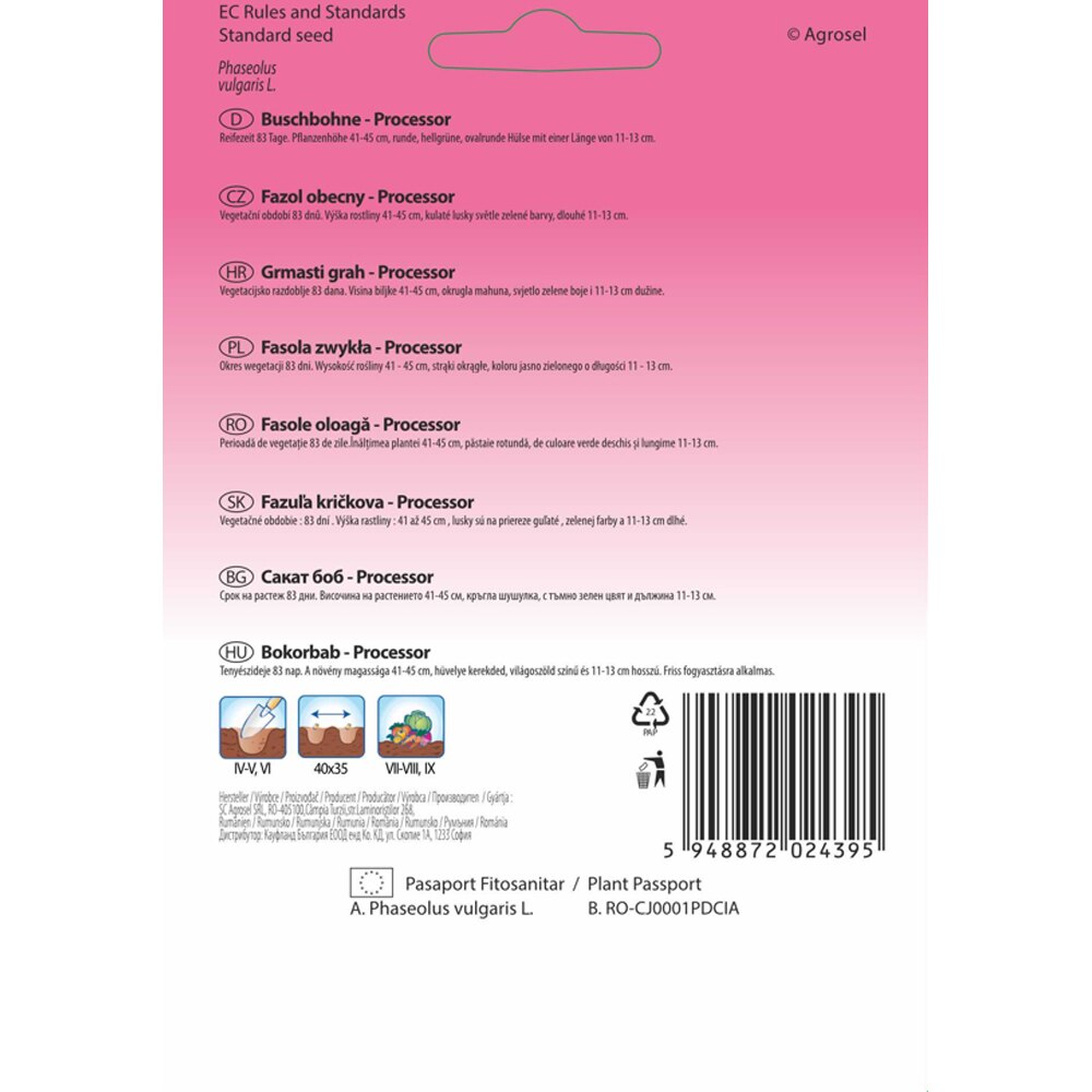 Fasole Processor SEMAS, 18 g