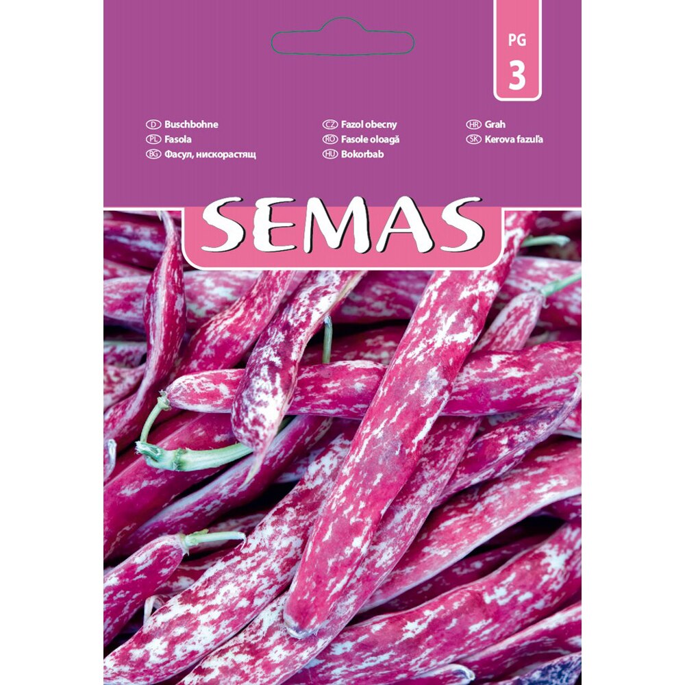 Fasole Borlotto Rosso SEMAS, 18 g