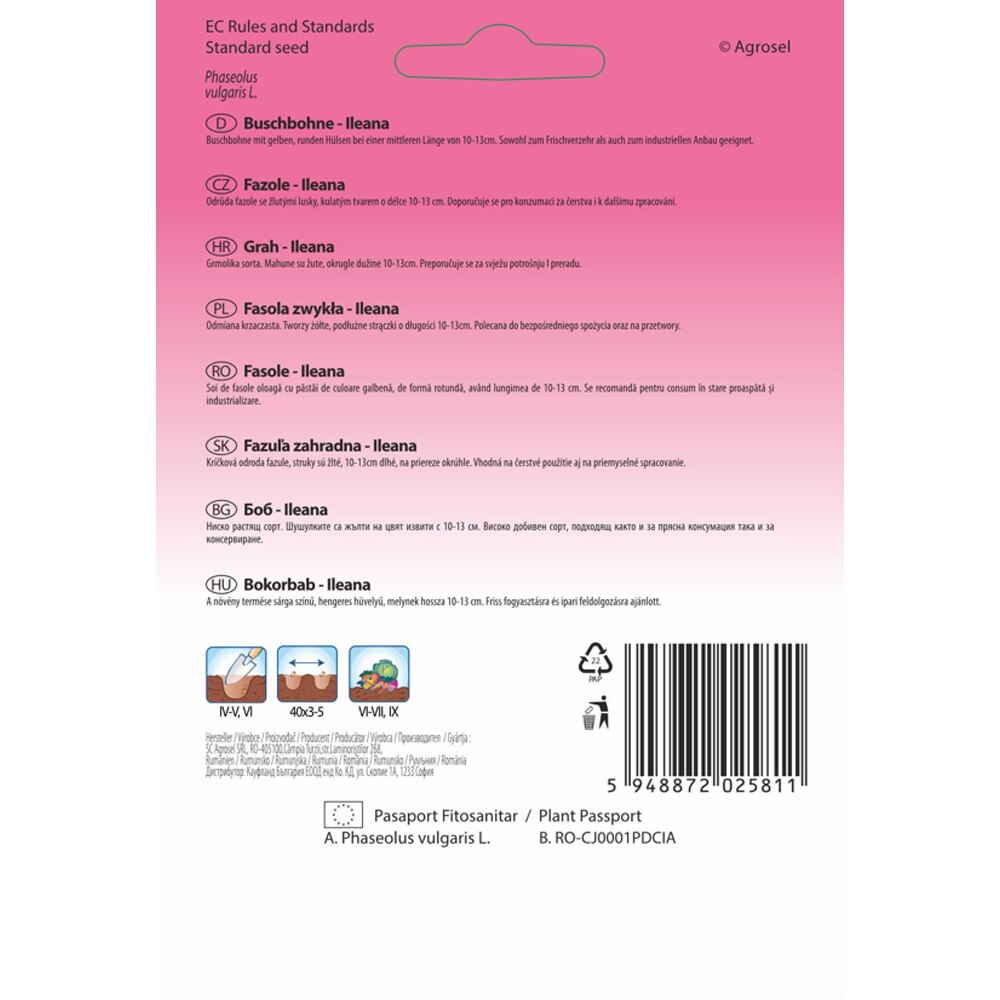 Fasole Ileana SEMAS, 18 g
