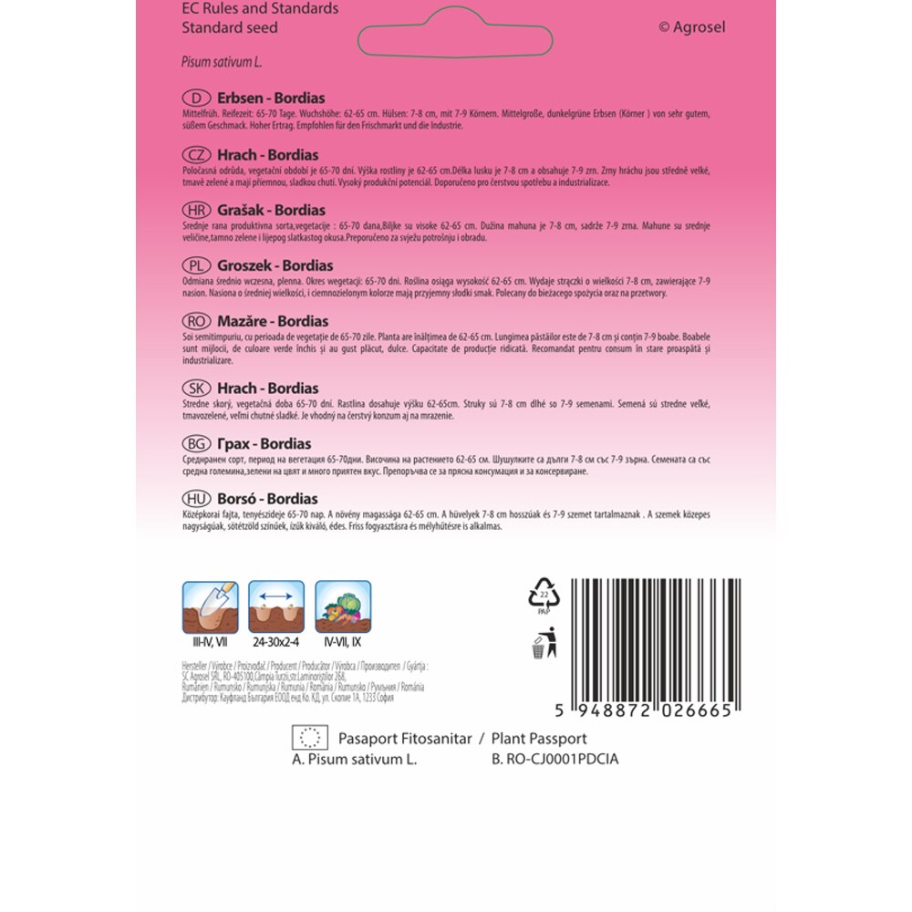 Mazare Bordias SEMAS, 20 g