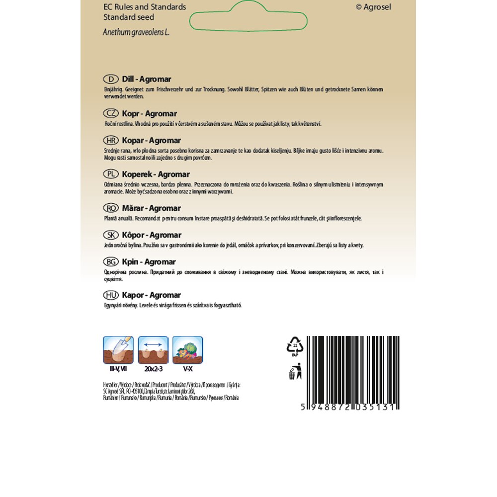 Marar Agromar SEMAS, 4 g