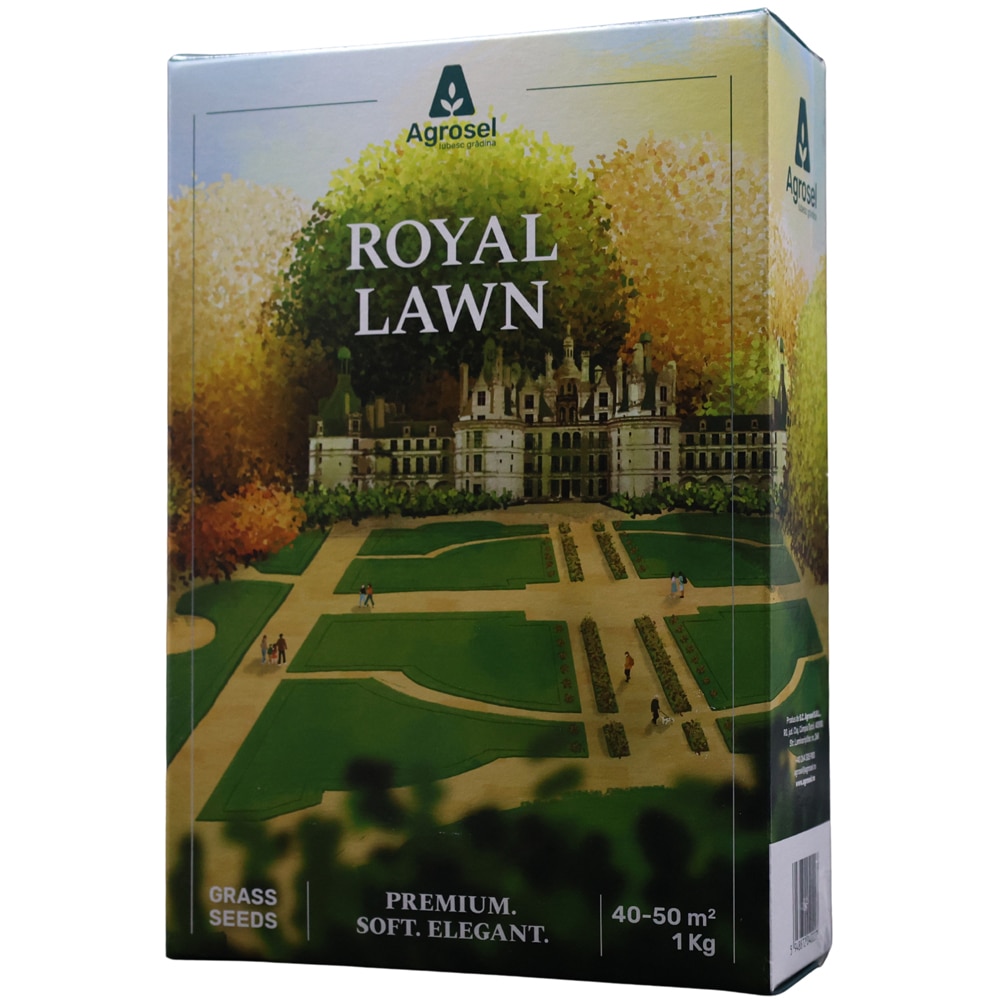 Seminte gazon AGROSEL Premium Royal Lawn, 1Kg