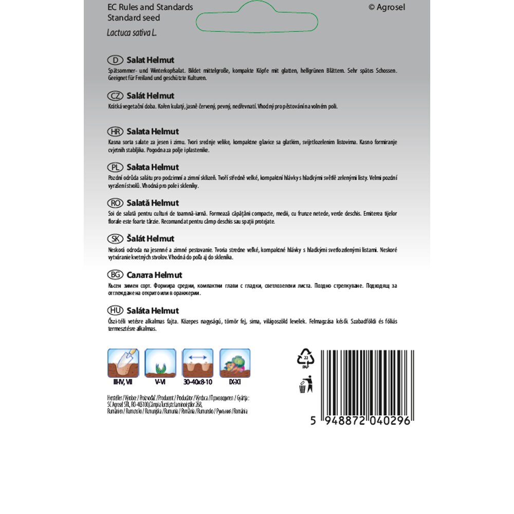 Salata Helmut SEMAS, banda 